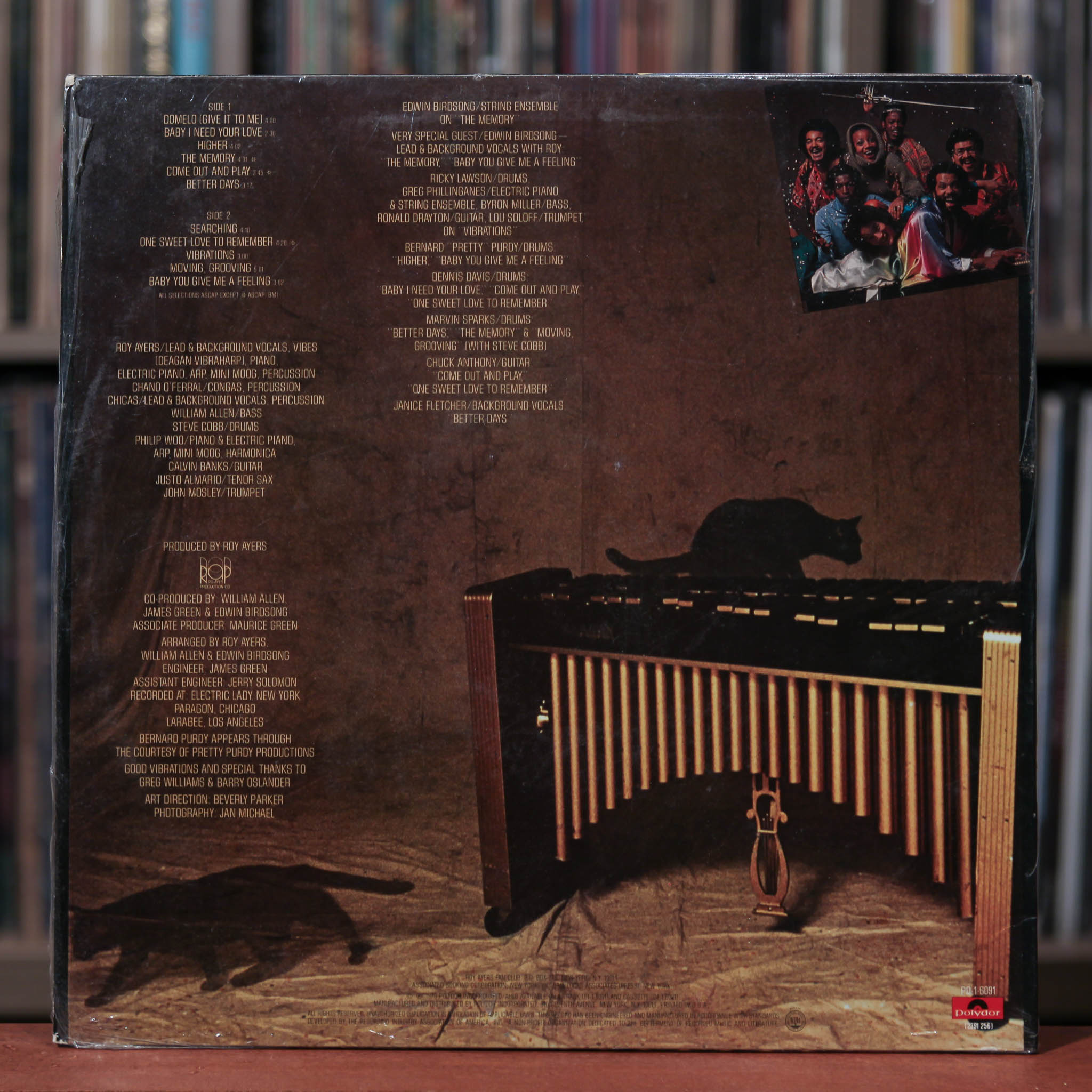 Roy Ayers Ubiquity - Vibrations - 1976 Polydor, VG+/VG+ w/Shrink
