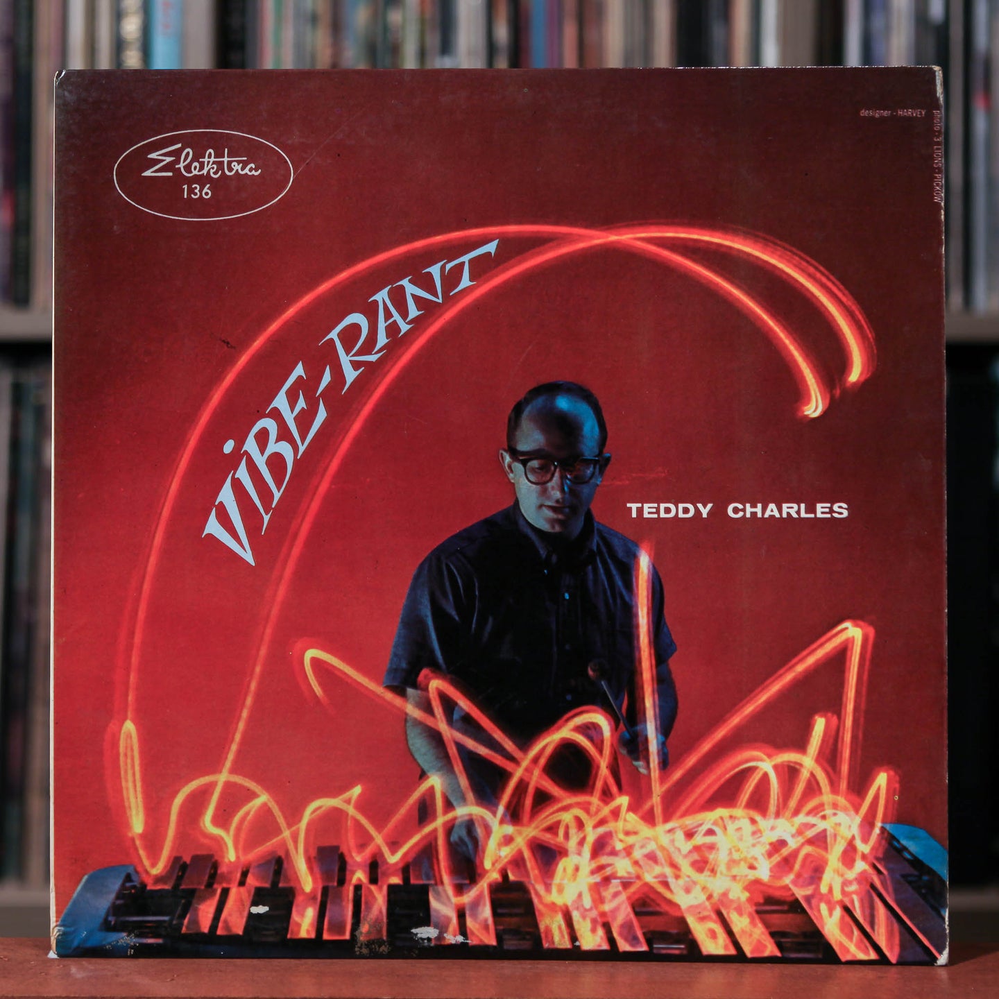 Teddy Charles - Vibe-Rant - 1957 Elektra - VG/VG+