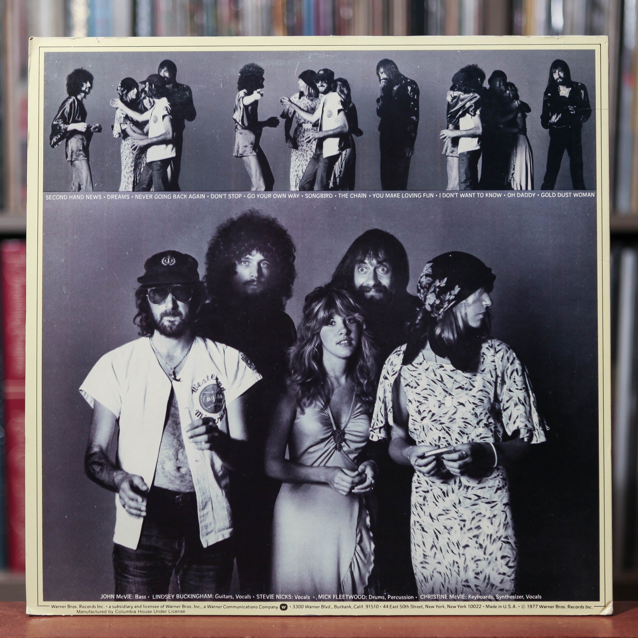 Fleetwood Mac - Rumours - 1980's Warner Bros, EX/EX w/Lyrics sleeve