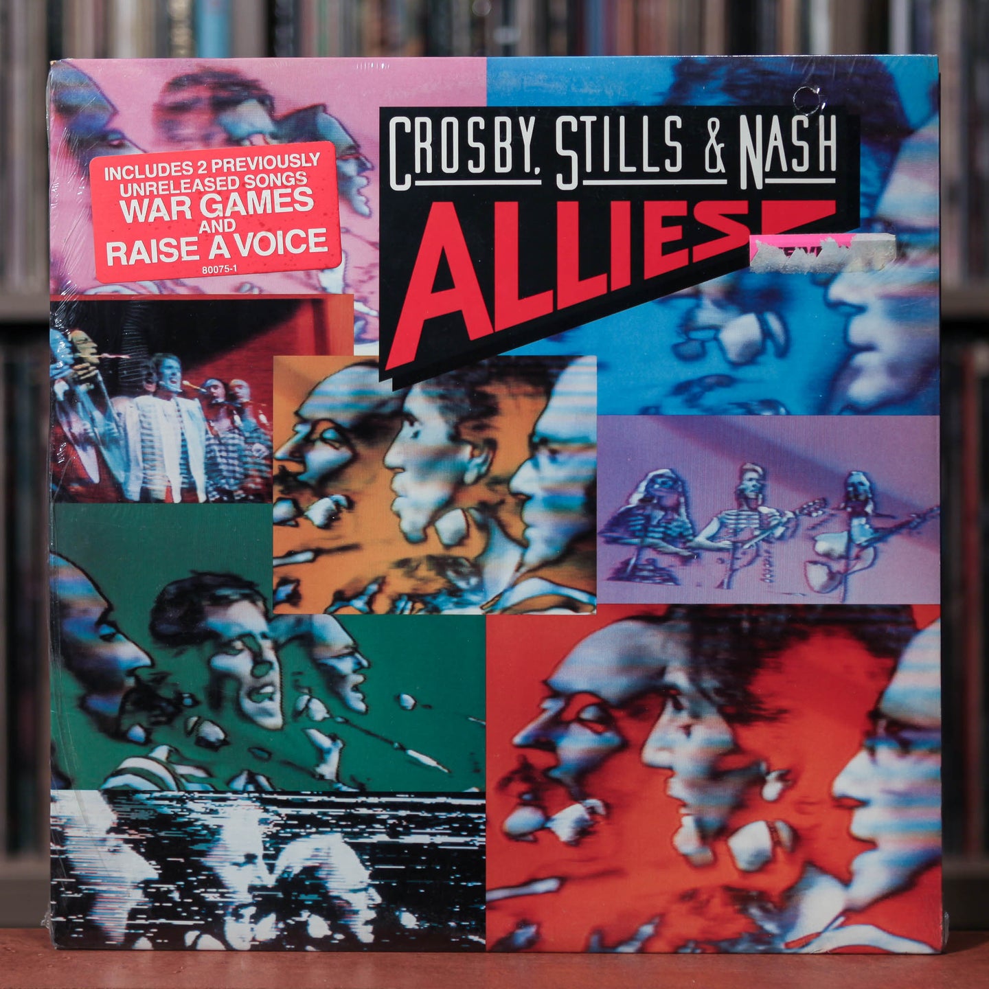 Crosby, Stills & Nash - Allies - 1983 Atlantic, EX/EX w/Shrink