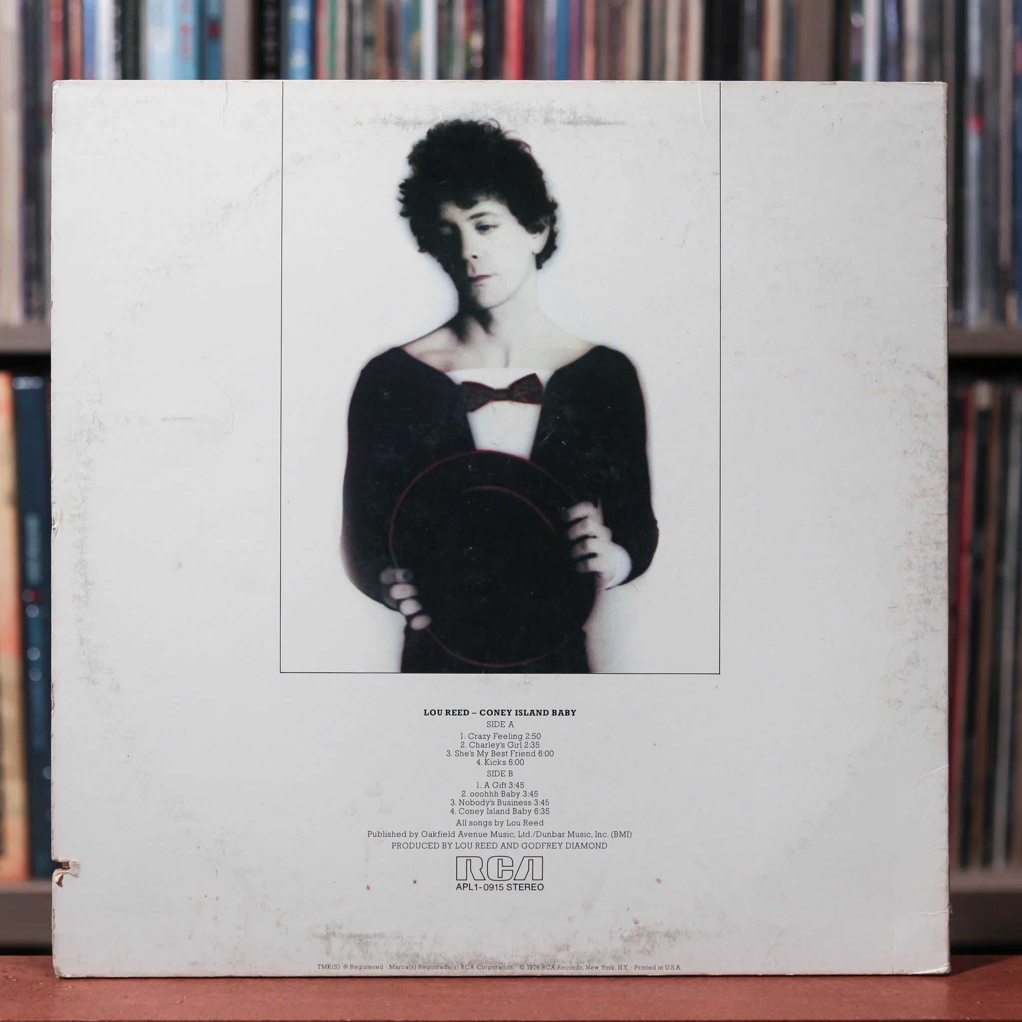 Lou Reed - Coney Island Baby - 1976 RCA, VG/VG