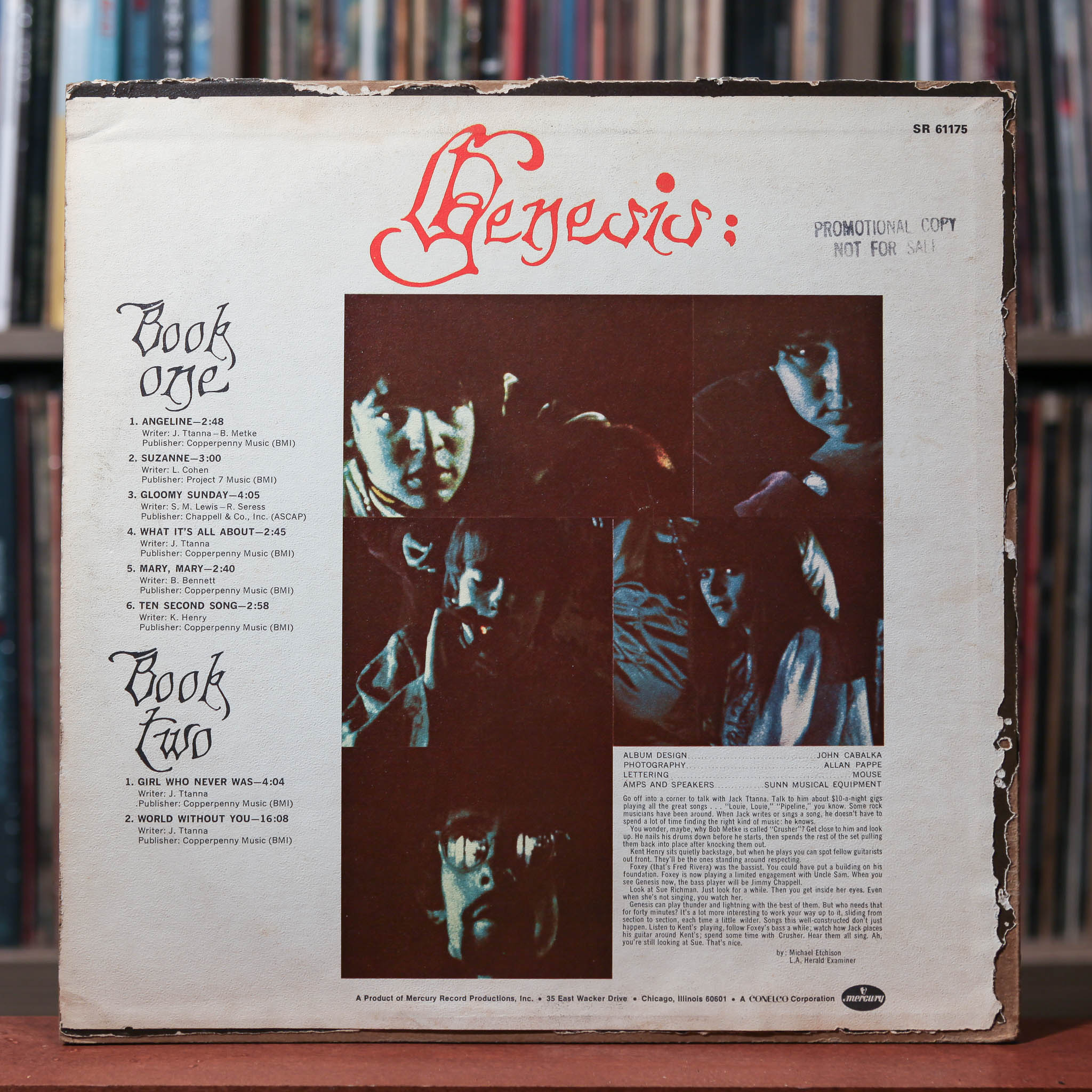 Genesis - In The Beginning - RARE PROMO 1968 Mercury
