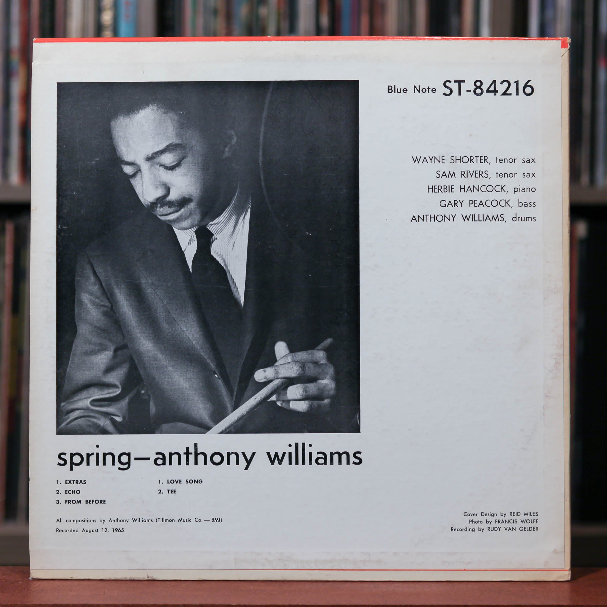 Anthony Williams - Spring - 1966 Blue Note, VG+/VG+