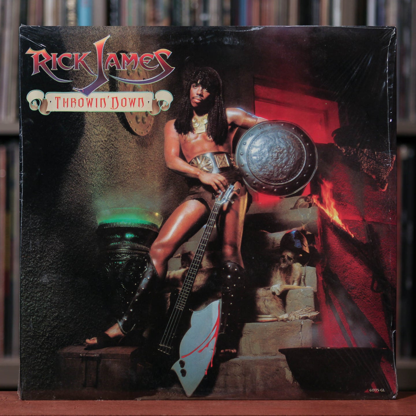 Rick James - Throwin' Down - 1982 Gordy, EX/EX w/Shrink