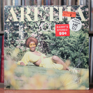 Aretha Franklin - You - 1975 Atlantic, VG+/EX w/Shrink and Hype