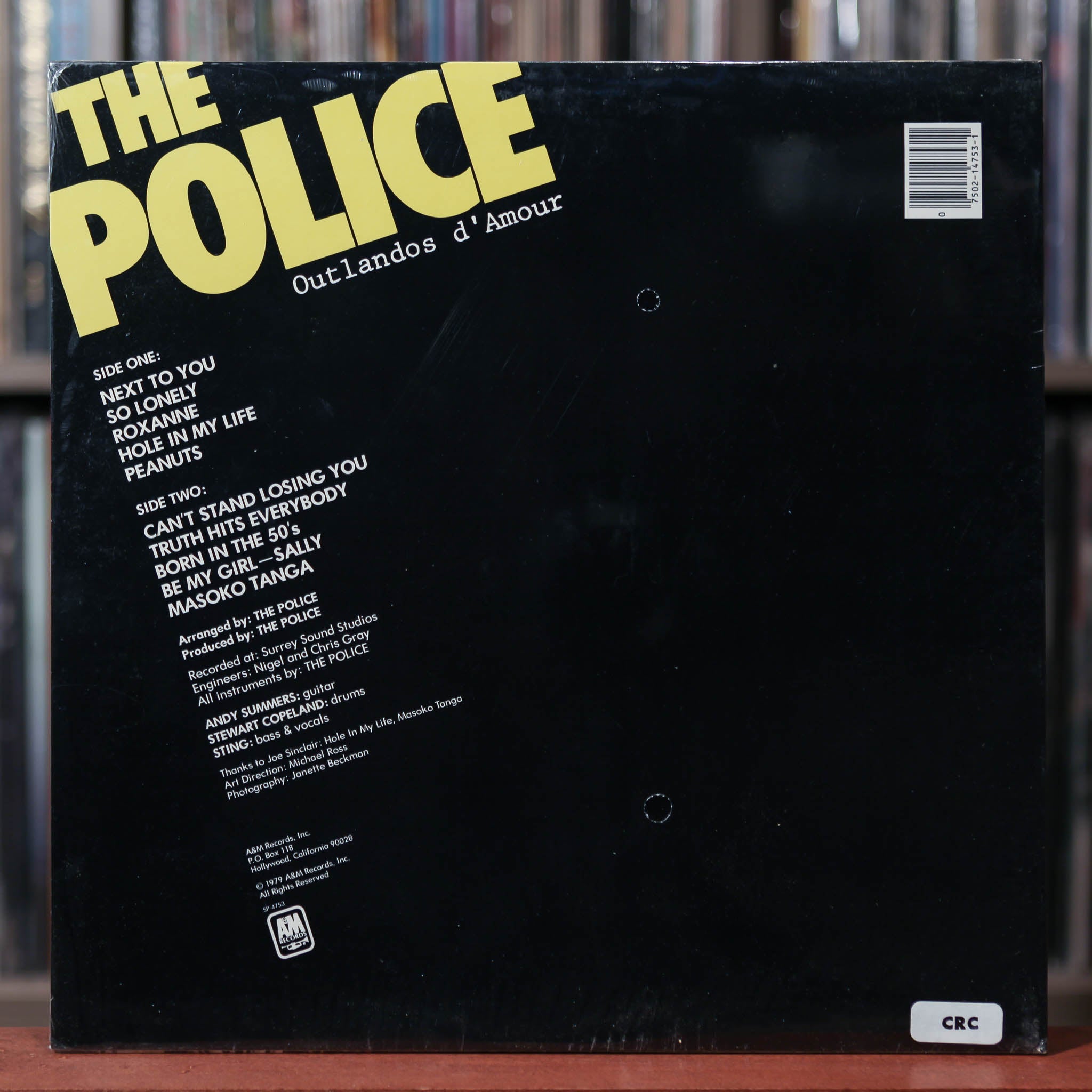 THE POLICE Outlandos D'Amour /LP レコード $_12.JPG?set_id=880000500F