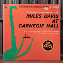 Load image into Gallery viewer, Miles Davis - Miles Davis At Carnegie Hall - 1975 Columbia, EX/VG+ w/Shrink
