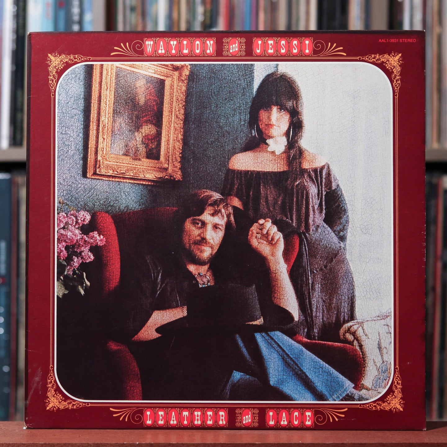 Waylon Jennings and Jessi Colter - Leather and Lace - 1981 RCA Victor, VG+/VG+