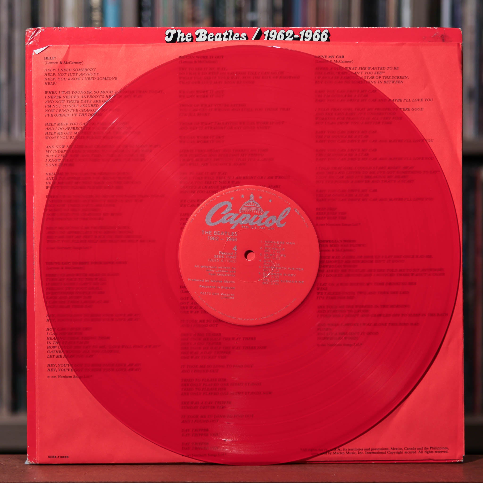 The Beatles - 1962-1966 - Limited Edition Red Vinyl - 2LP - 1978 Apple