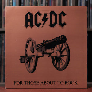 AC/DC - For Those About to Rock - 1981 Atlantic - VG+/VG+