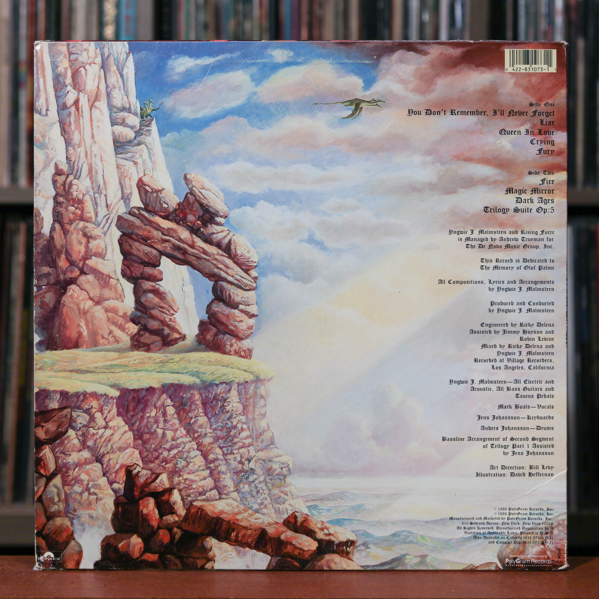 Yngwie Malmsteen - Trilogy - 1986 Polydor, Strong VG/VG