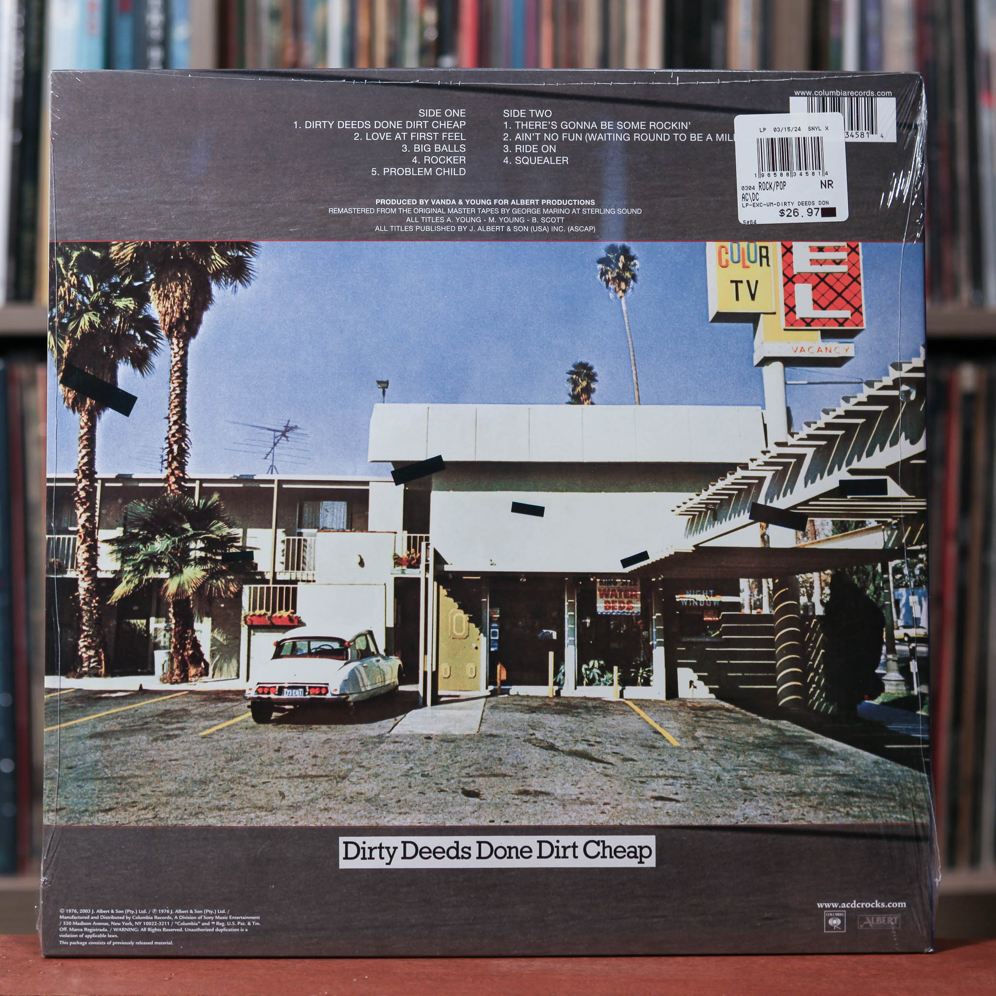 AC/DC - Dirty Deeds Done Dirt Cheap - 2024 Columbia, SEALED