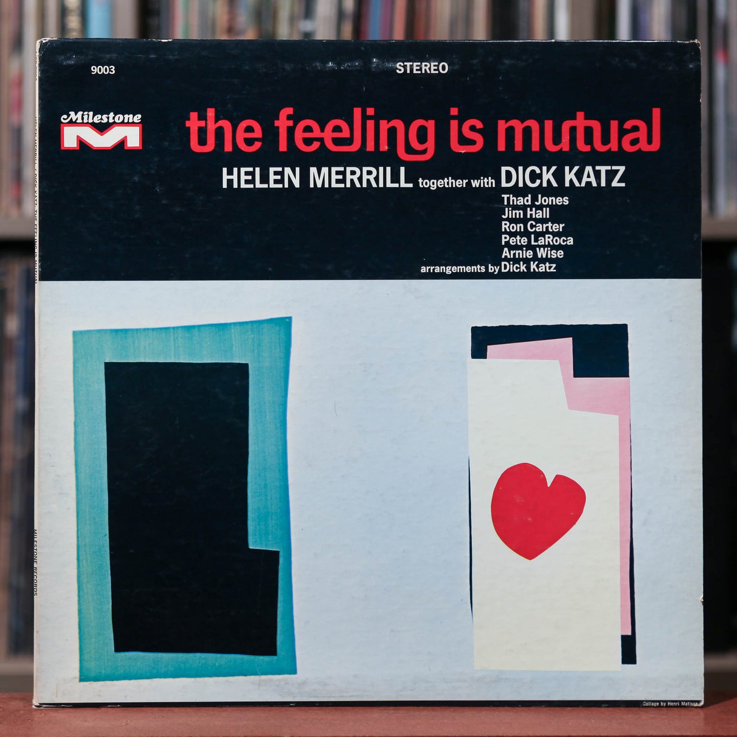 Helen Merrill - Dick Katz - The Feeling is Mutual - 1967 Milestone - VG+/VG+