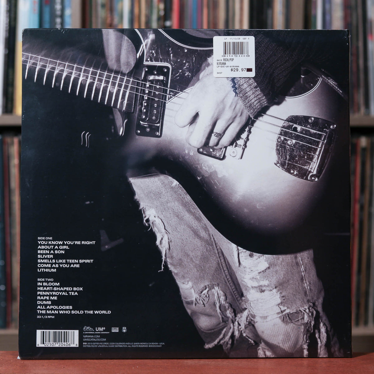 Nirvana - Nirvana - Smoke Vinyl - 2020 DGC, SEALED