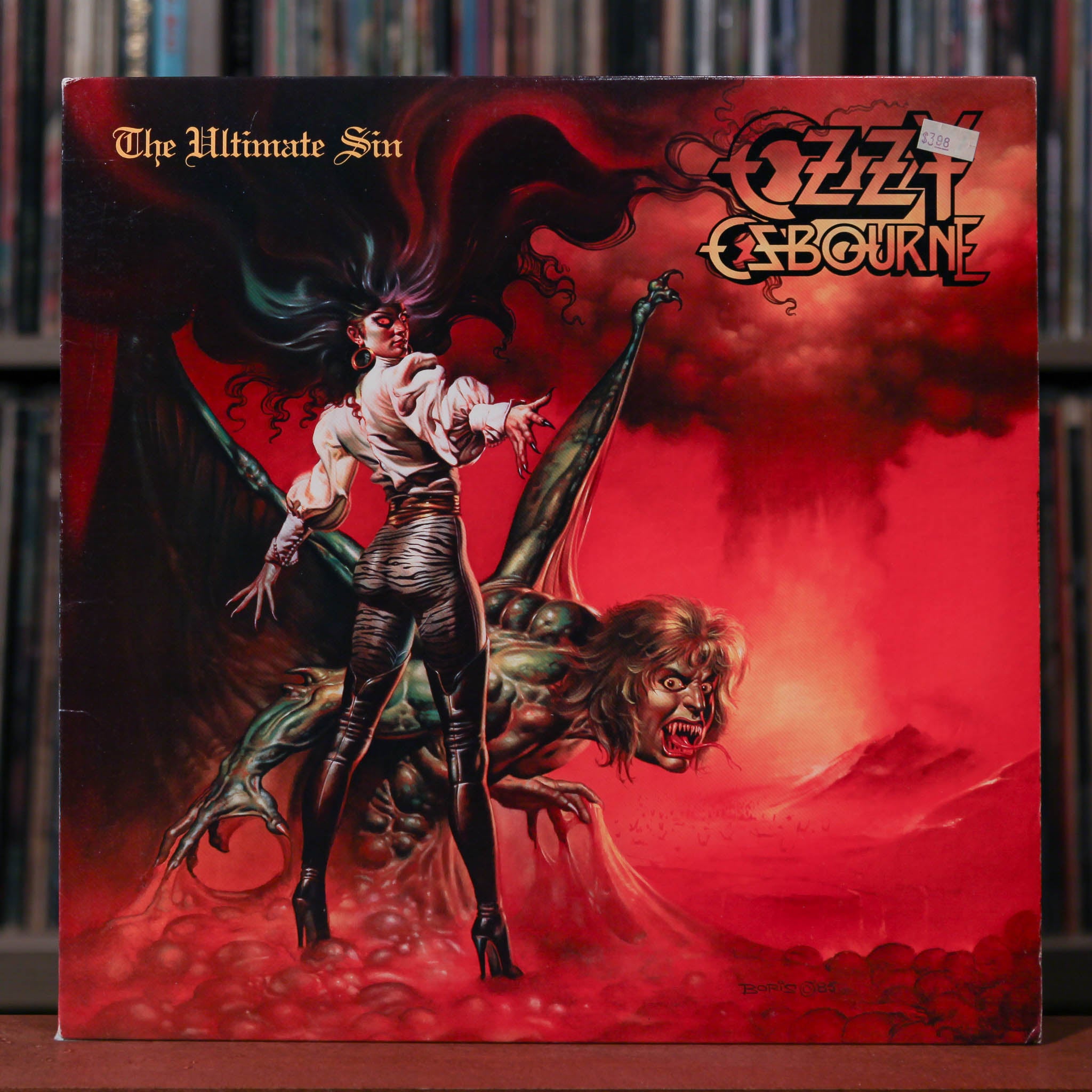 Ozzy Osbourne - The Ultimate Sin - Gold label Promo - 1986 CBS Associa