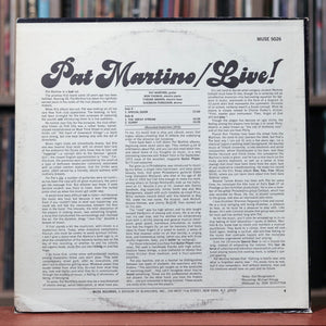 Pat Martino - Live! - 1974 Muse Records - VG/VG+