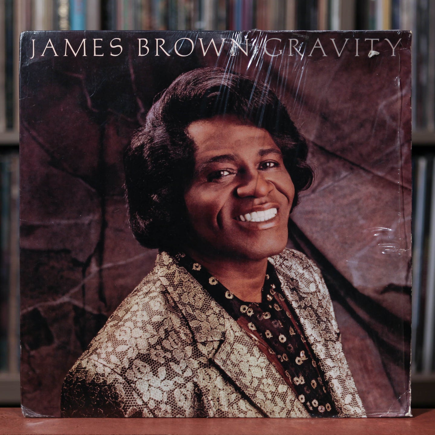 James Brown - Gravity - 1986 Scotti Bros, VG/VG w/Shrink