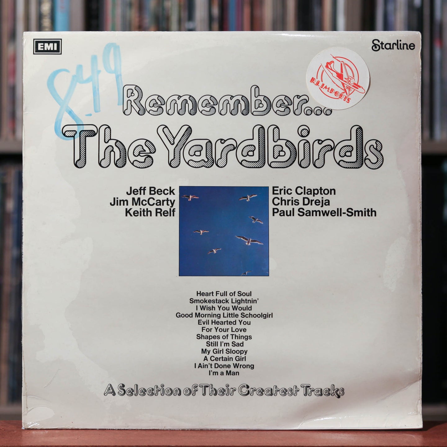 The Yardbirds - Remember the Yardbirds - UK Import - 1971 Starline, SEALED