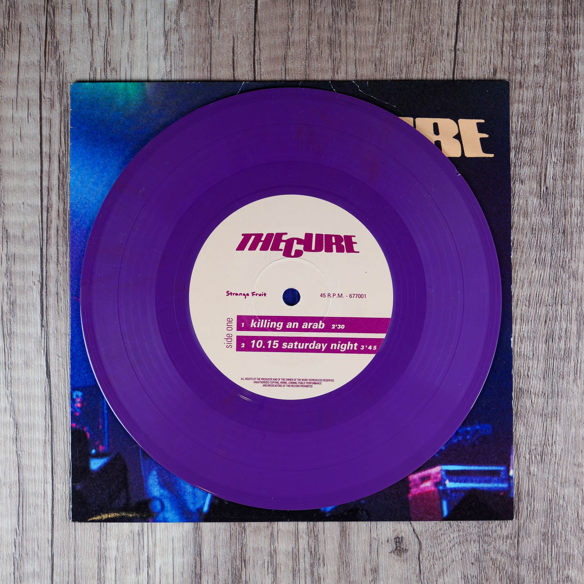 The Cure - The Peel Sessions 1978 - FRANCE PURPLE 7