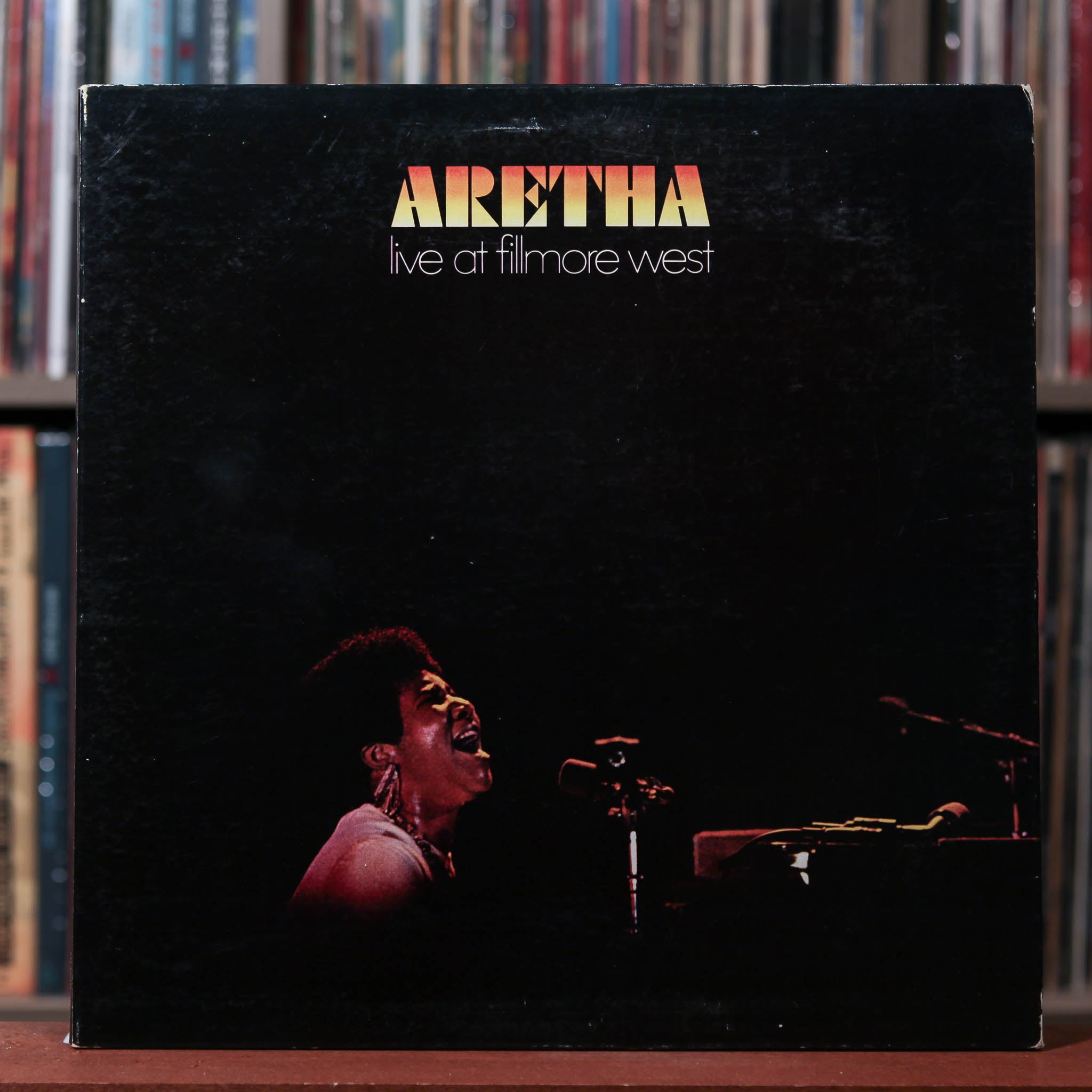 Aretha Franklin - Live At Fillmore West - W/ INSERT 1971 Atlantic, VG+