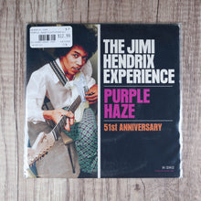 Load image into Gallery viewer, The Jimi Hendrix Experience - Purple Haze / 51st Anniversary - MONO PURPLE 7" 45RPM 2019 Experience Hendrix, VG+/NM
