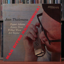 Load image into Gallery viewer, Jean Thielemans - Man Bites Harmonica - 1958 Riverside, VG+/EX
