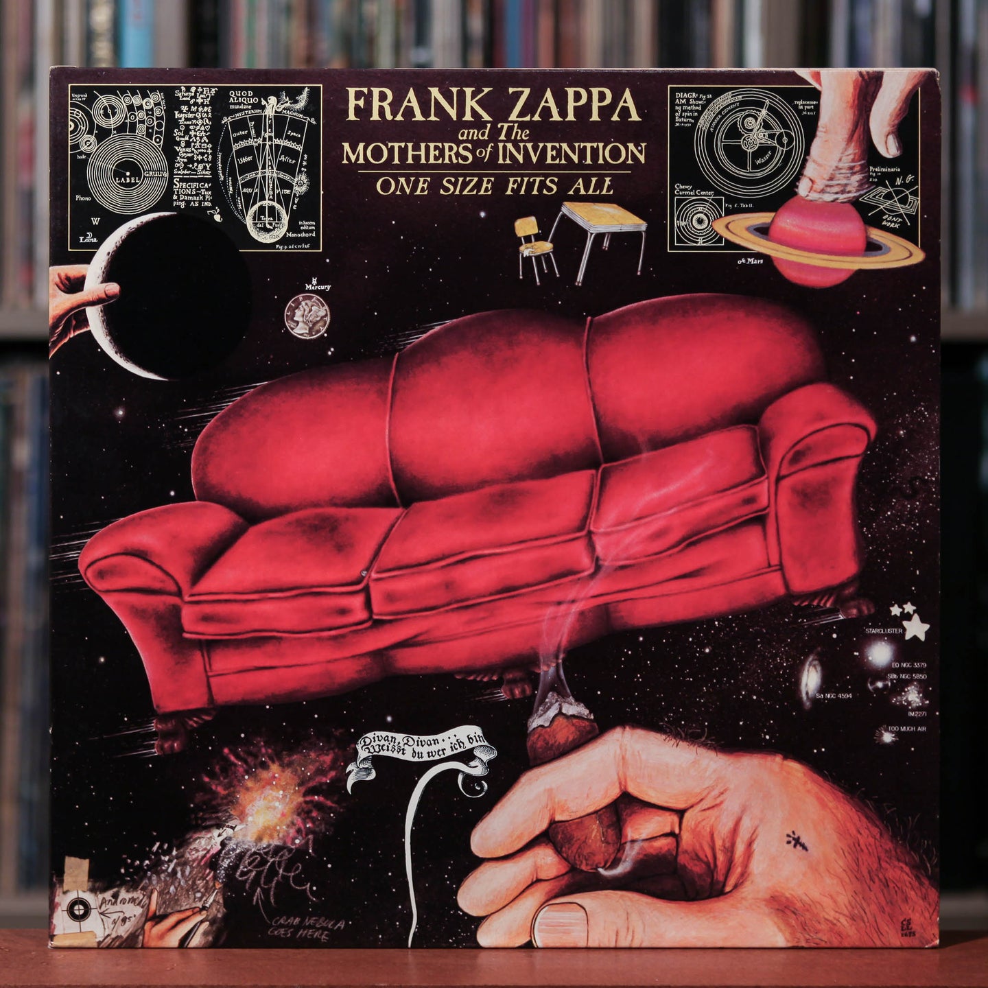 Frank Zappa and The Mothers Of Invention - One Size Fits All - 1975 Discreet, EX/EX