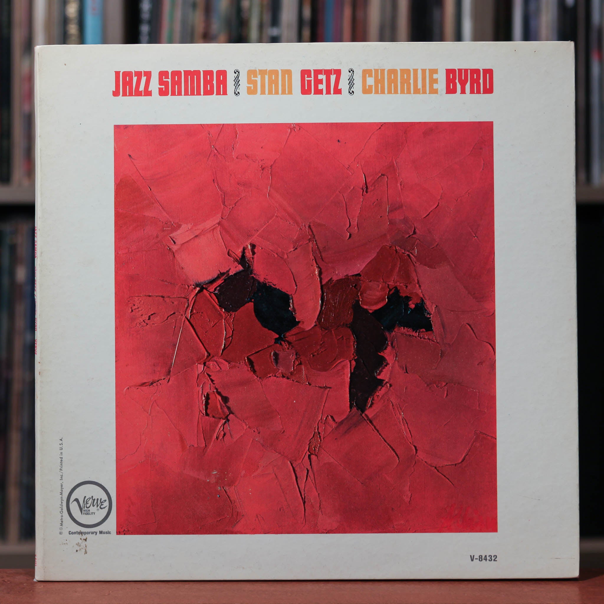 Stan Getz &frasl; Charlie Byrd - Jazz Samba - 1966 Verve - VG+&frasl;VG+