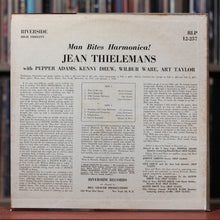 Load image into Gallery viewer, Jean Thielemans - Man Bites Harmonica - 1958 Riverside, VG+/EX
