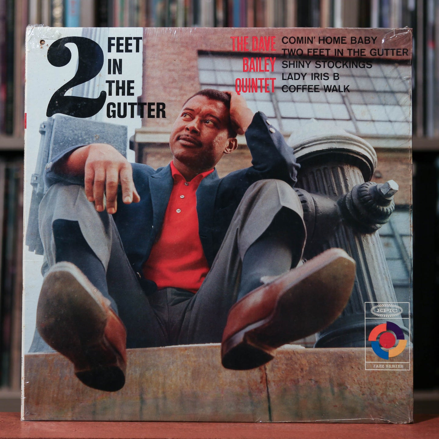 Dave Baily Quartet - 2 Feet in the Gutter - 1961 Epic, EX/EX
