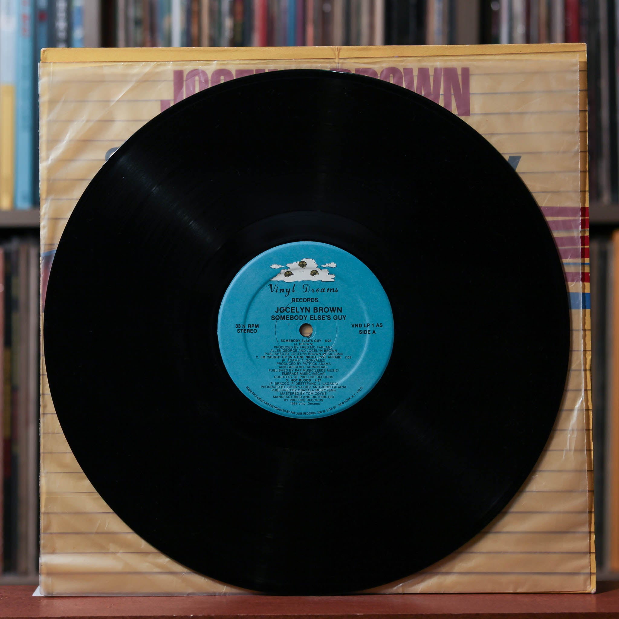 Jocelyn Brown - Somebody Else's Guy - 1984 Vinyl Dreams Records, VG+/V