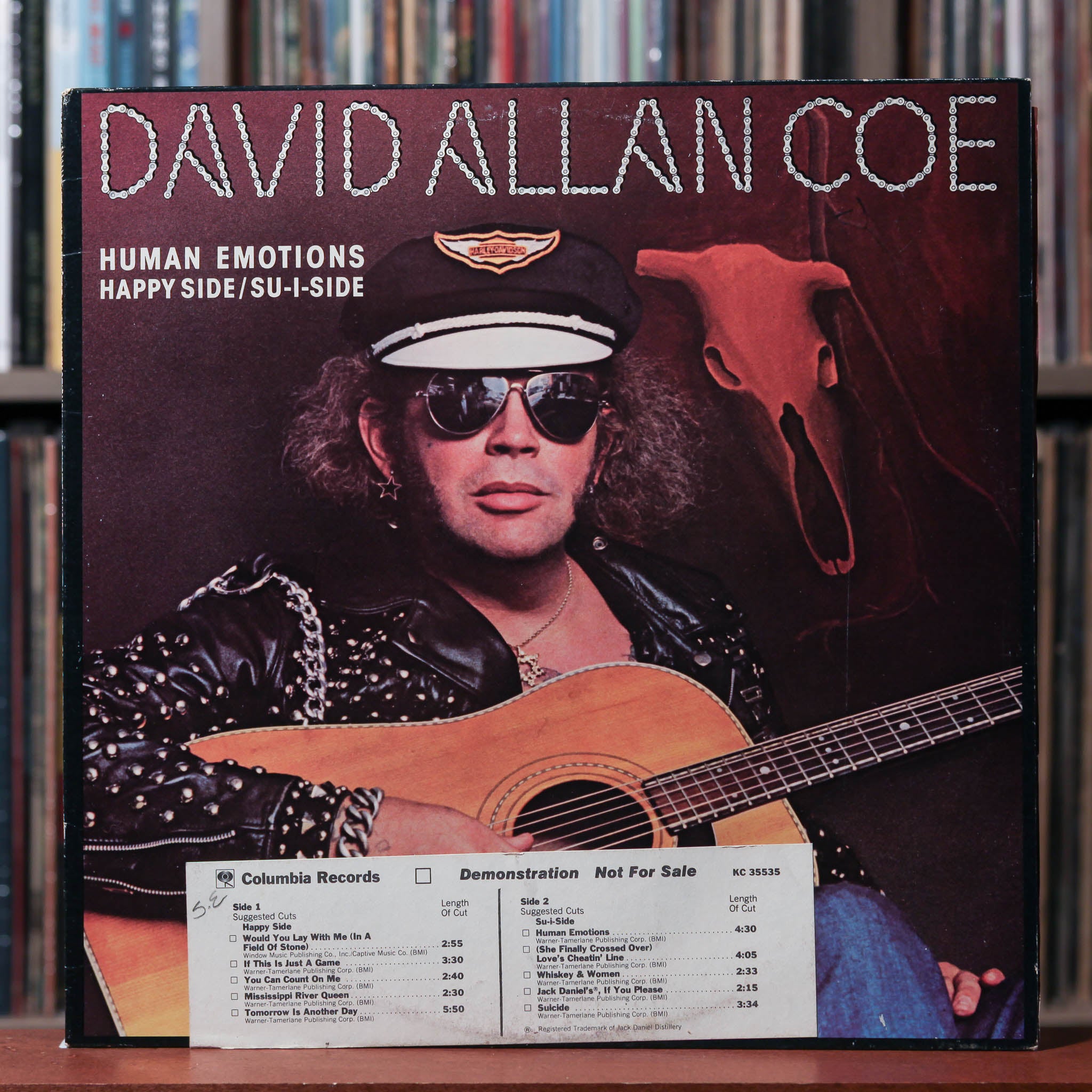 David Allan Coe - Human Emotions (Happy Side / Su-I-Side) - PROMO W/ I