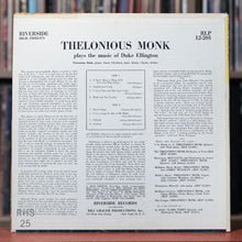 Load image into Gallery viewer, Thelonious Monk - Plays Duke Ellington - 1958 Riverside - G+/VG
