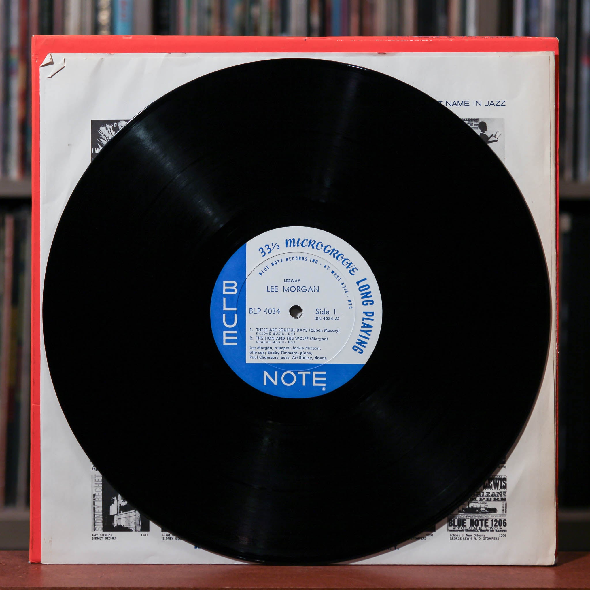 Lee Morgan - Leeway - Blue Note, VG+/VG++