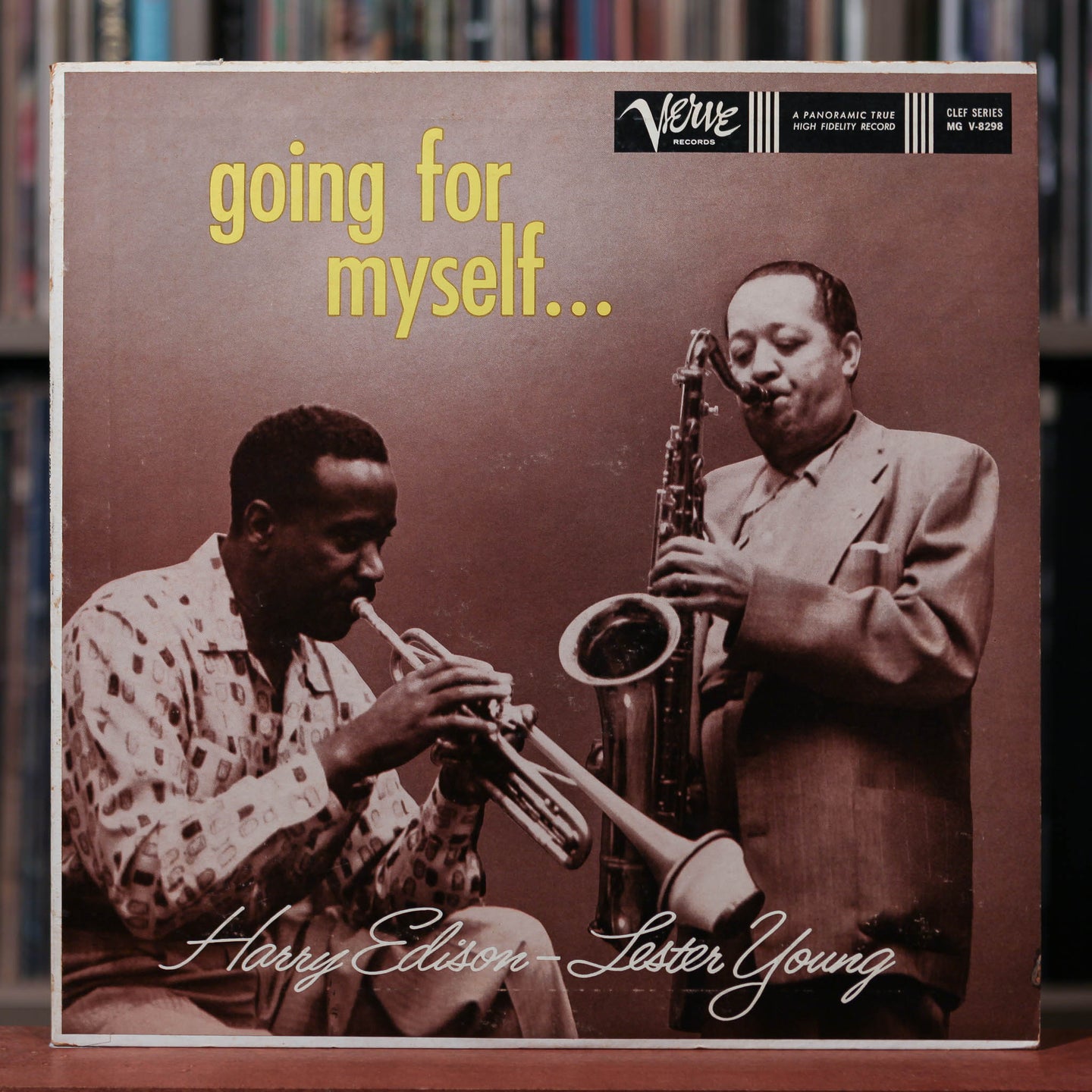 Harry Edison - Lester Young - Going for Myself - 1958 Verve, VG+/EX