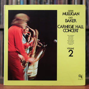 Gerry Mulligan & Chet Baker - Carnegie Hall Concert - Volume 2 - 1975 CTI, EX/VG+