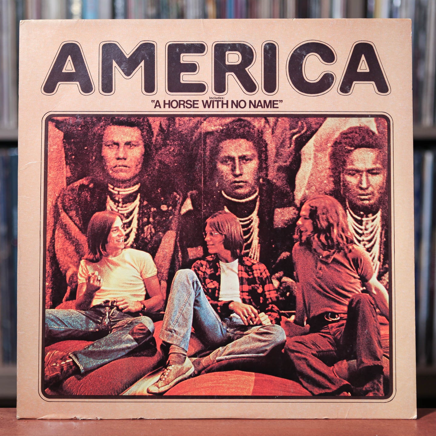 America - Self-Titled - 1971 Warner Bros, VG+/VG
