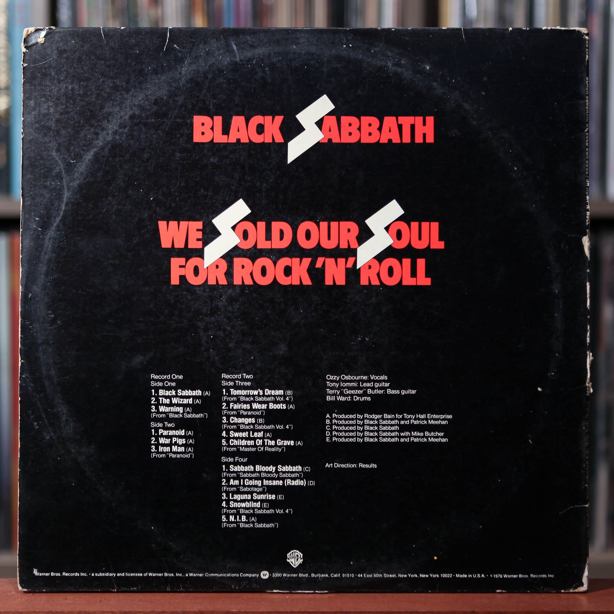 Black Sabbath - We Sold Our Soul For Rock 'N' Roll - 2LP - 1976 Warner