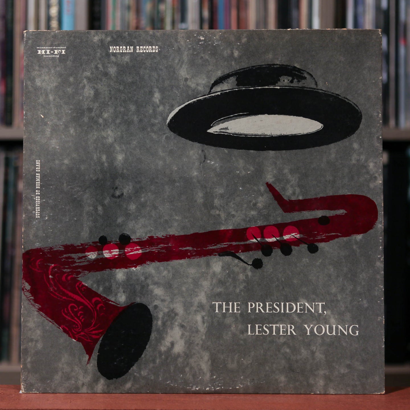 Lester Young - The President - 1954 Norgran, VG+/VG++