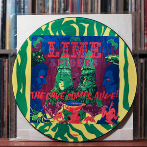 Lime Spiders - The Cave Comes Alive! - UK PICTURE DISC 1987 Virgin, VG+/EX