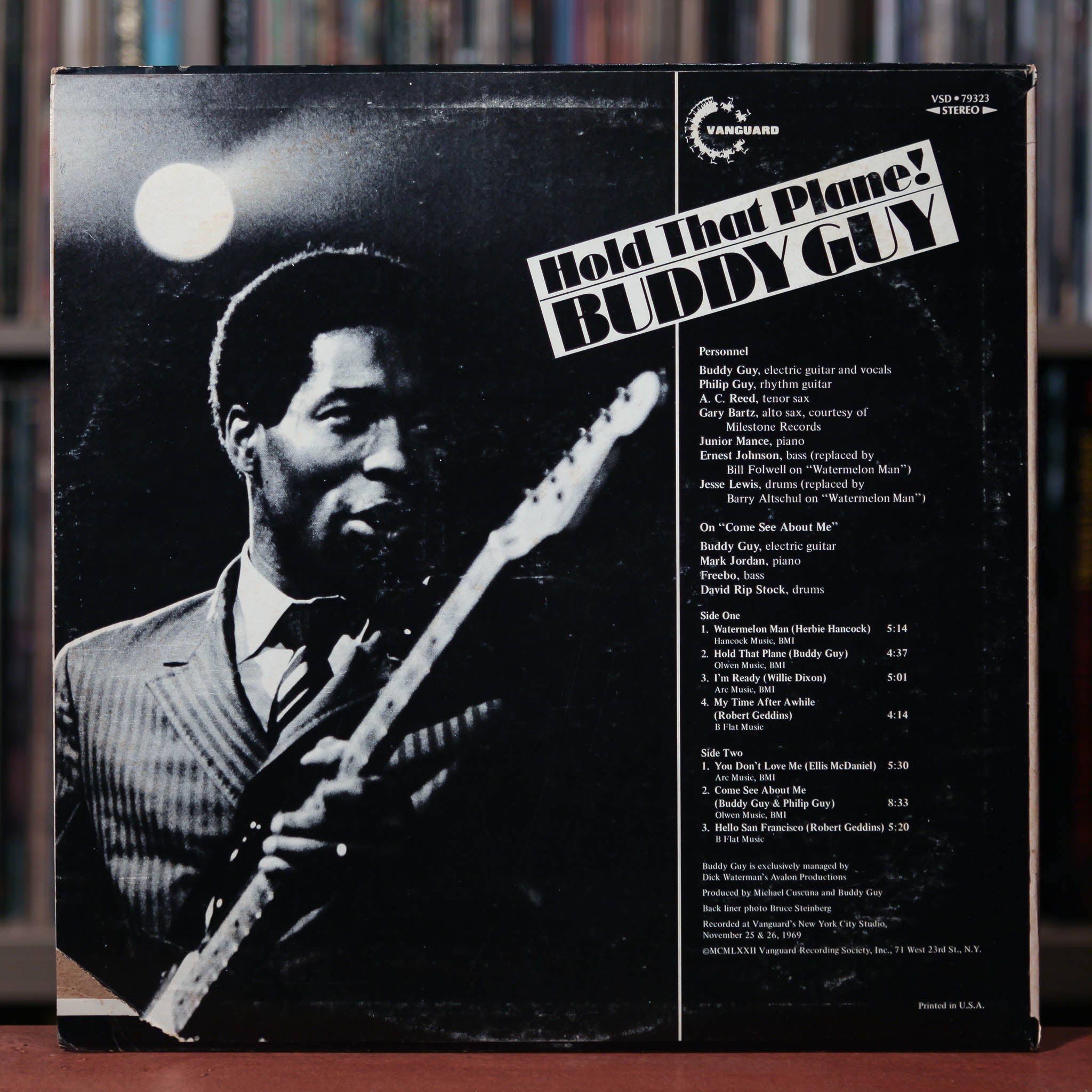 Buddy Guy - Hold That Plane! - 1972 Vanguard, VG+/VG