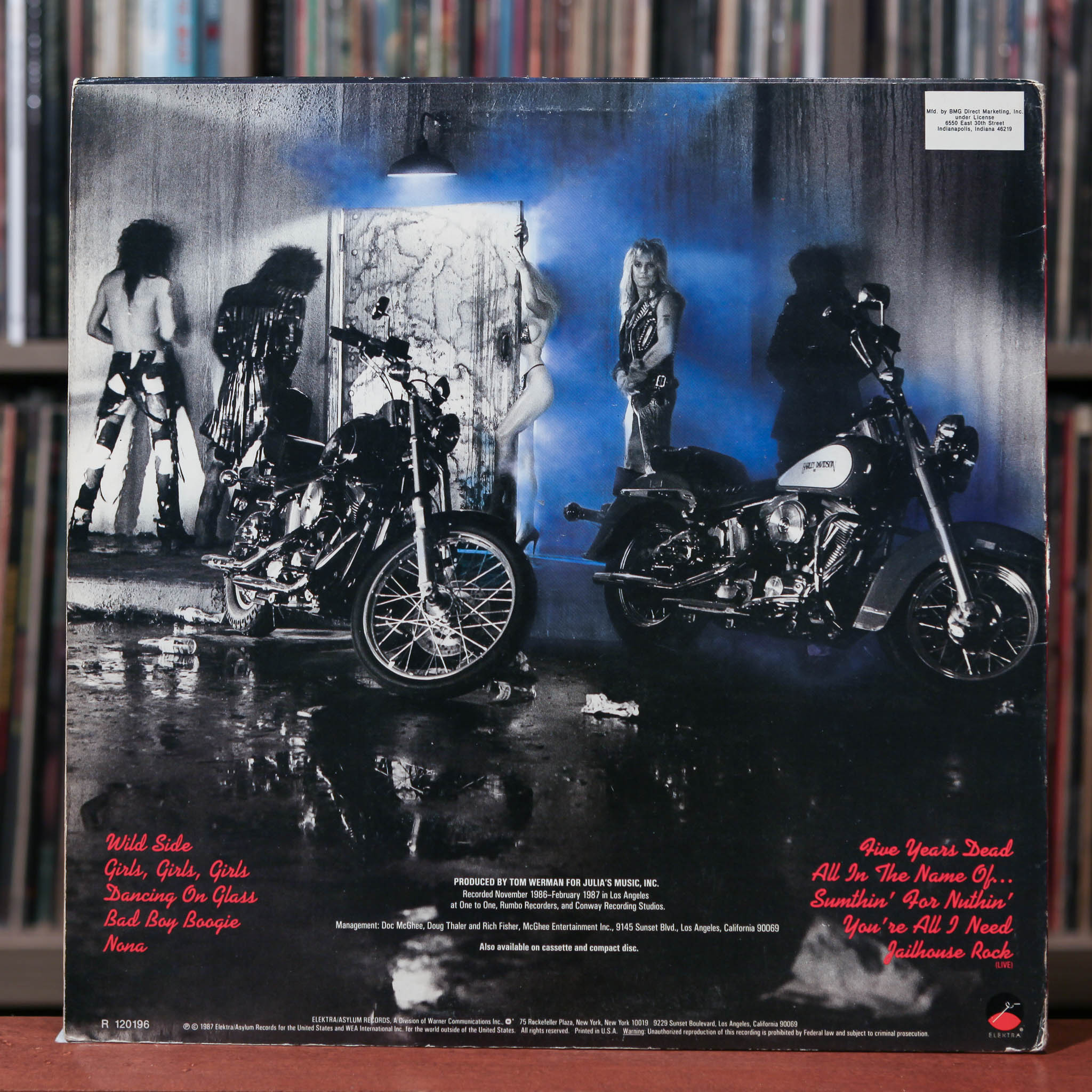 Mötley Crüe - Girls, Girls, Girls - 1987 Elektra, VG/VG