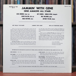 Gene Ammons - Jammin' With Gene - 1986 Prestige Records, EX/VG+