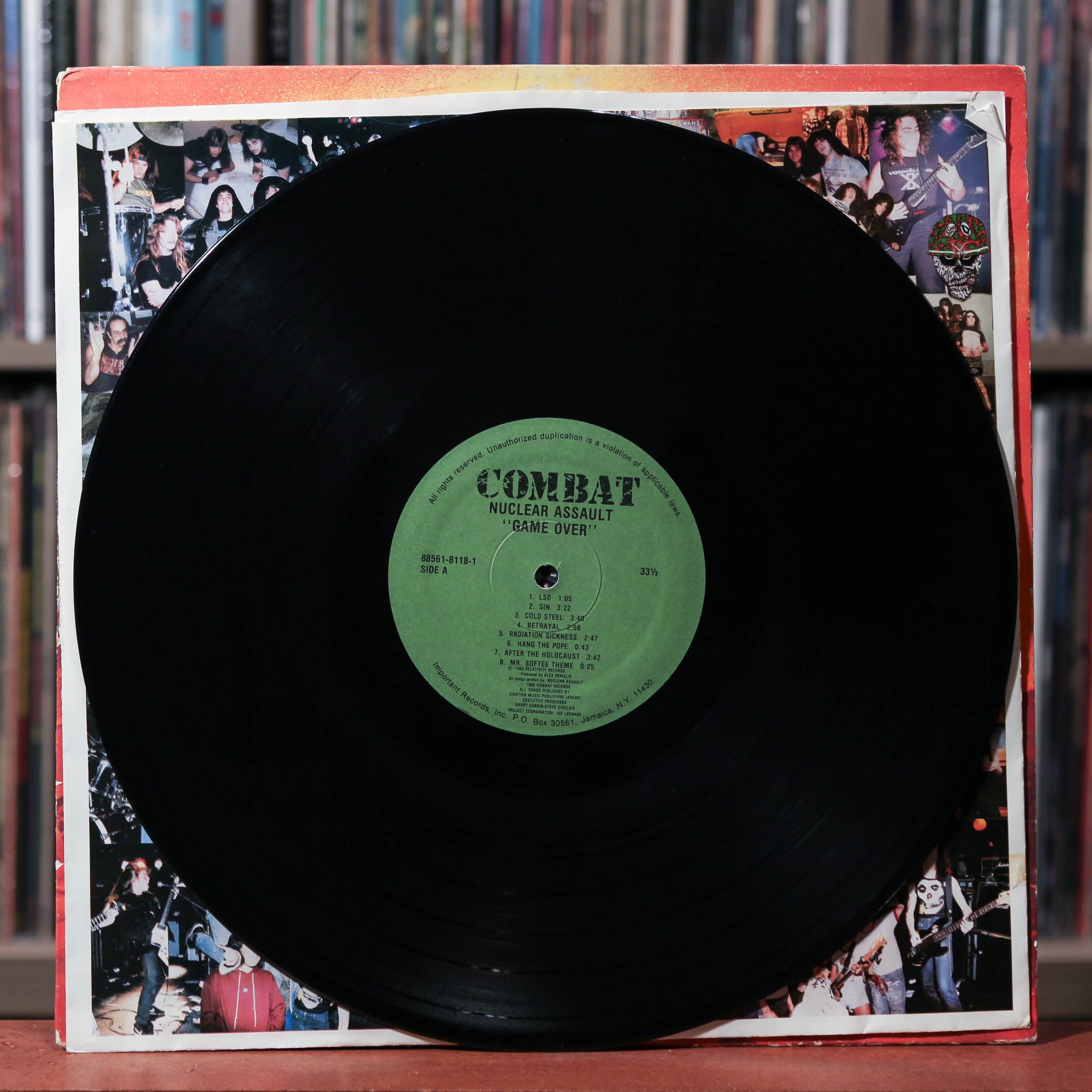 Nuclear Assault - Game Over - 1986 Combat, VG/VG+