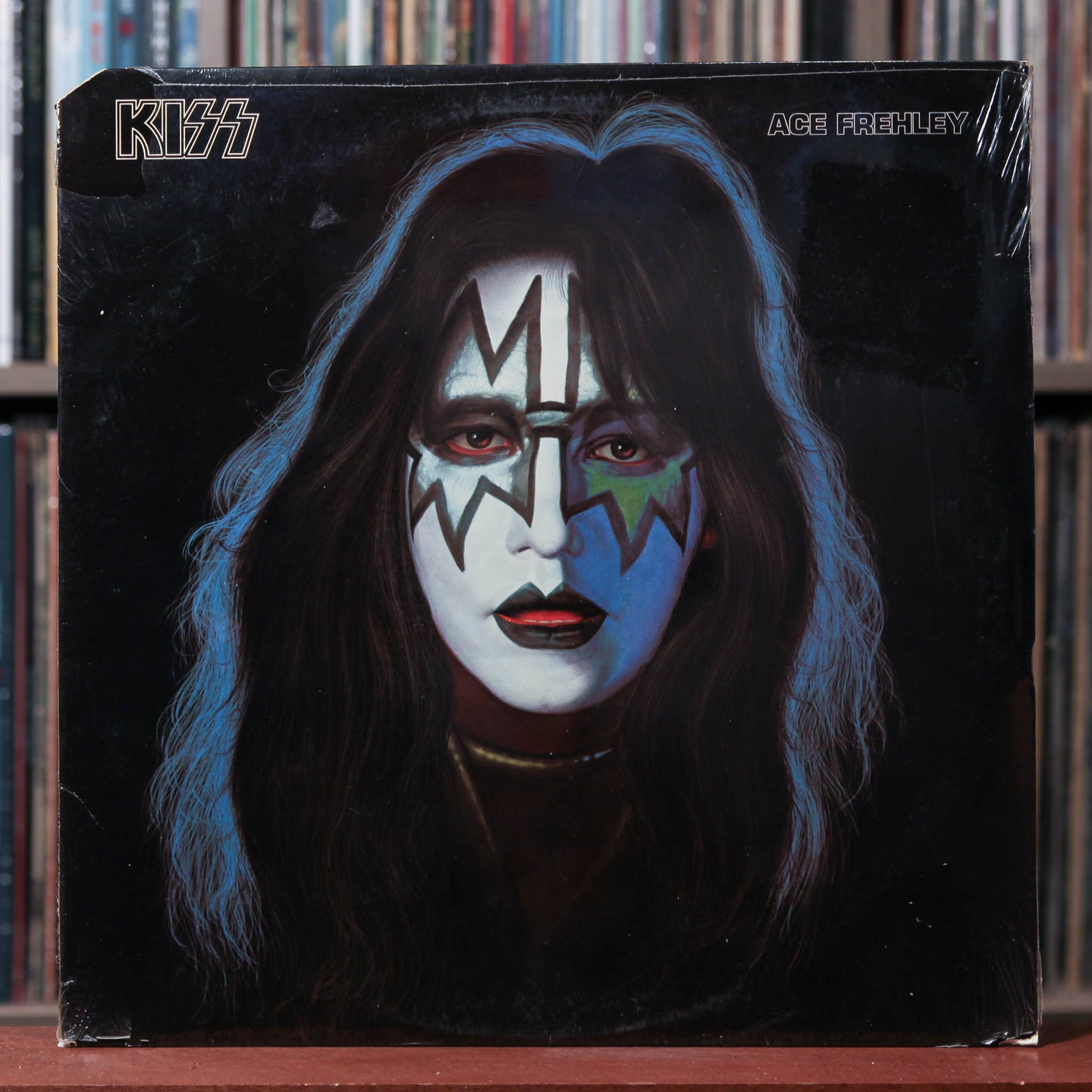 Kiss - Ace Frehley - MISPRINT PURPLE TEXT 1978 Casablanca SEALED
