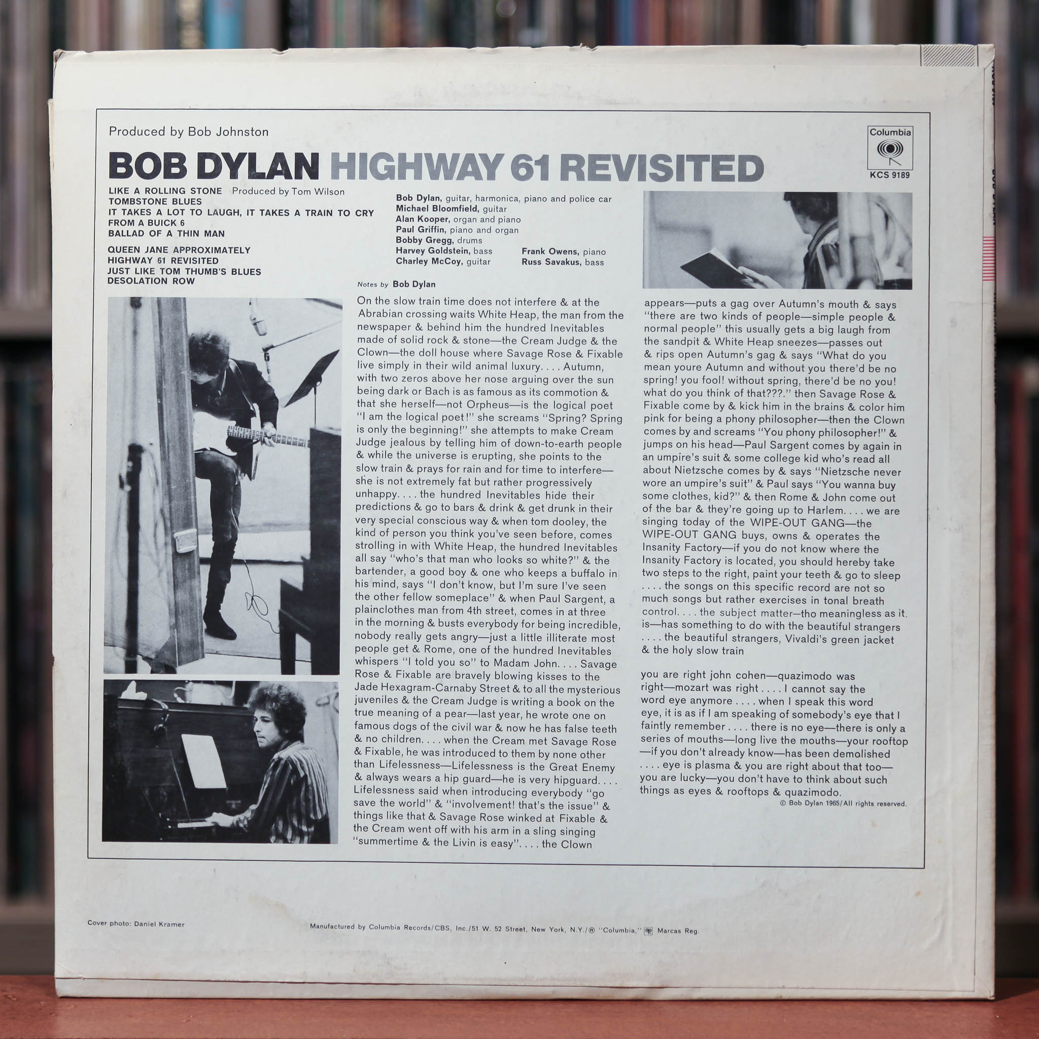 Highway 61 Revisited Tracklist
