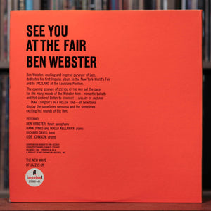 Ben Webster - See You at the Fair - 1964 Implulse, VG+/VG+