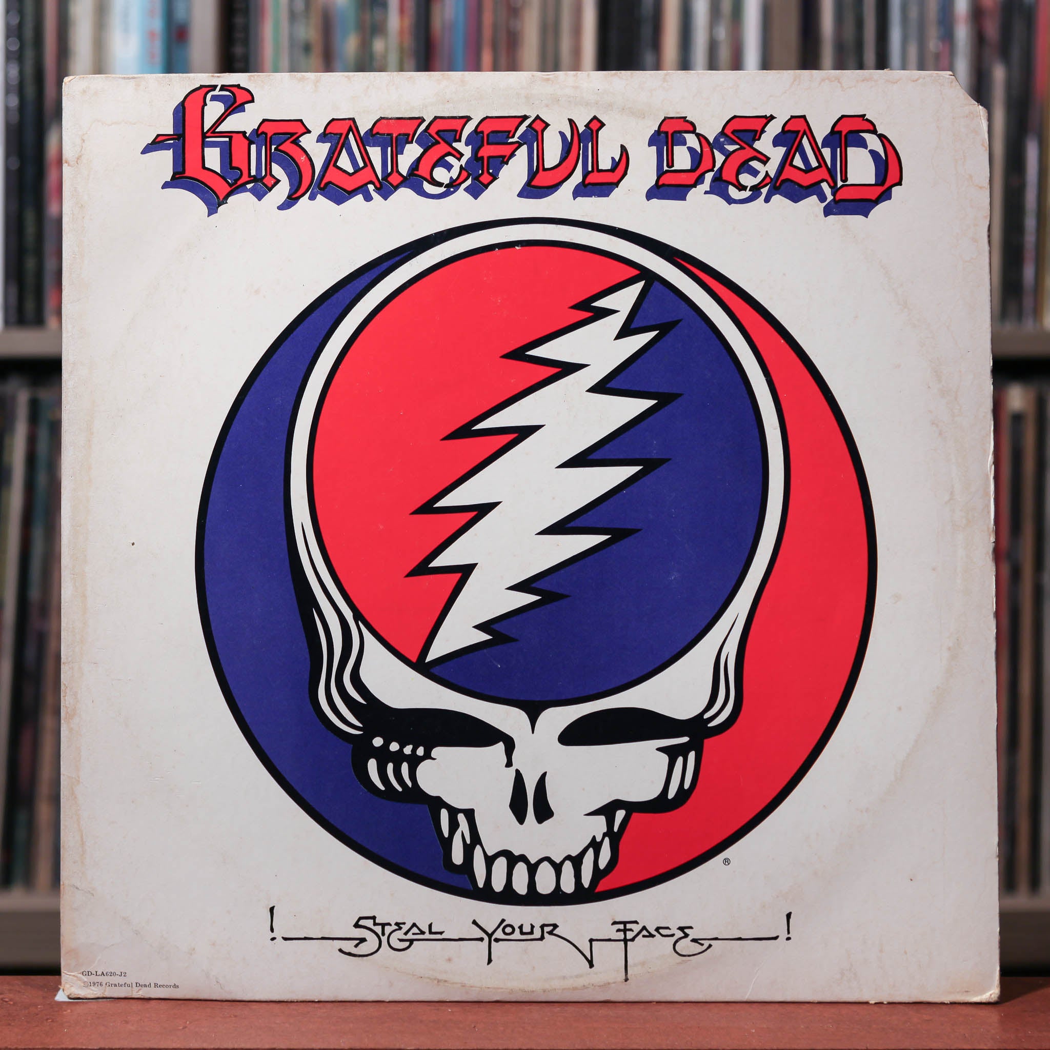 Grateful Dead Steal Your Face 3 in. Mylar Sticker Liquid Blue