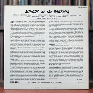 Charles Mingus - Mingus At The Bohemia - 2015 Debut, VG+/VG+