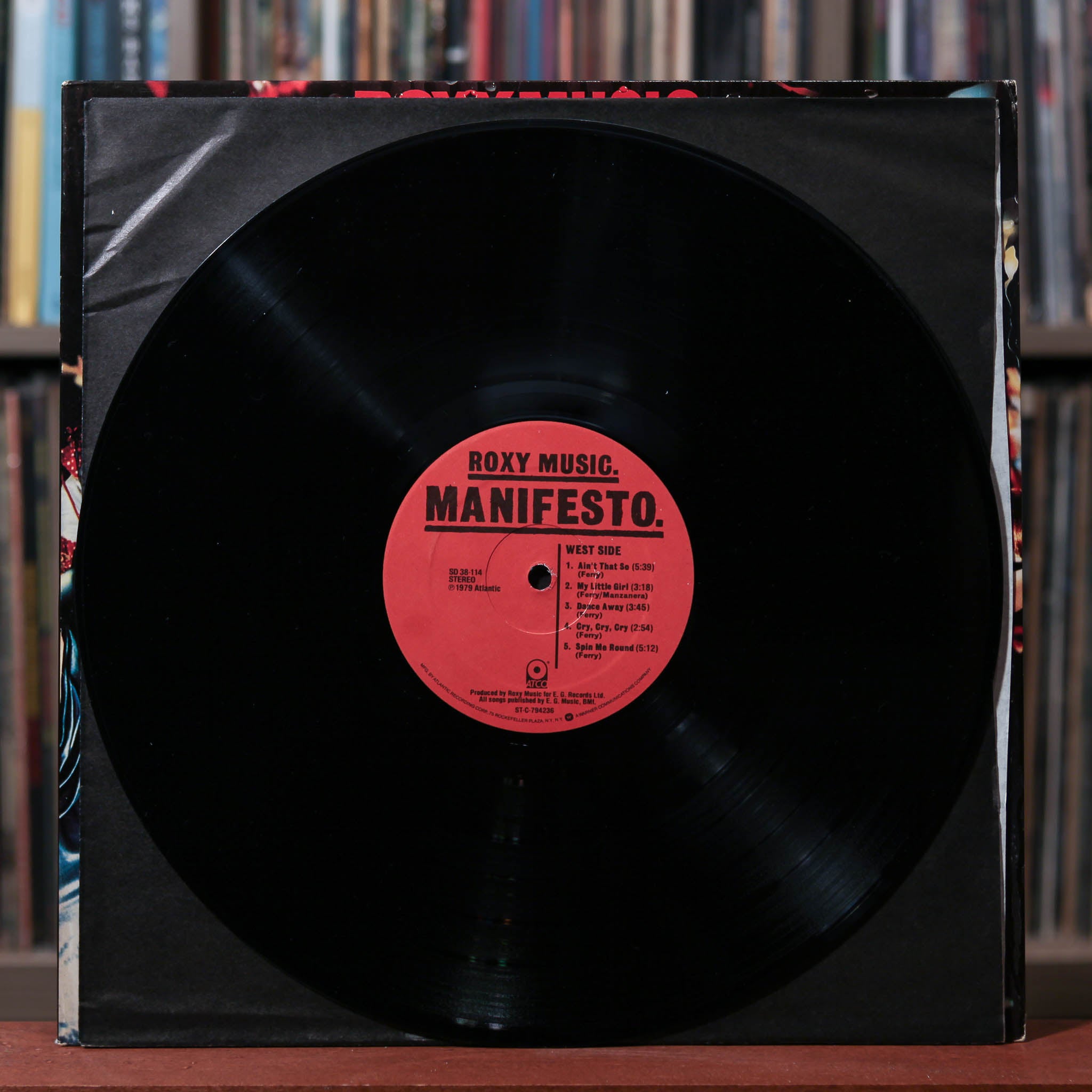 Roxy Music - Manifesto - PROMO 1979 ATCO Records, VG+/NM or M-